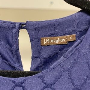 J McLaughlin Blue Stretch Dress